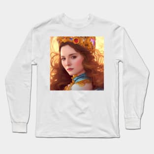 Beautiful Queen Noor Long Sleeve T-Shirt